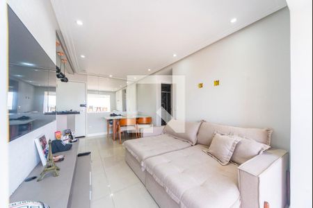 Sala de apartamento à venda com 2 quartos, 59m² em Campestre, Santo André