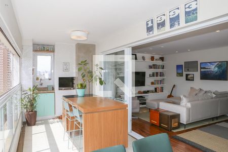 Varanda Gourmet de apartamento para alugar com 3 quartos, 136m² em Pompeia, São Paulo