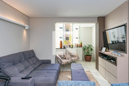 Sala de apartamento à venda com 3 quartos, 101m² em Jardim América, Belo Horizonte