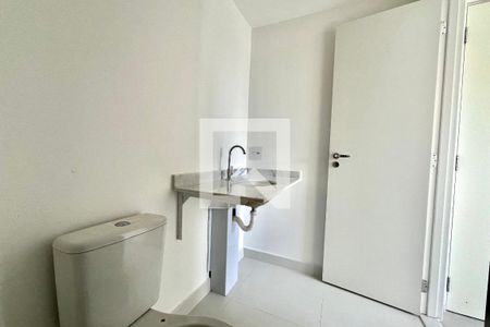 Banheiro da Suíte de apartamento à venda com 1 quarto, 35m² em Mirandópolis, São Paulo