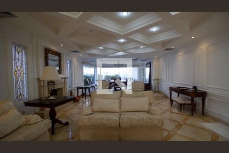 Sala de casa de condomínio à venda com 4 quartos, 600m² em Recreio dos Bandeirantes, Rio de Janeiro