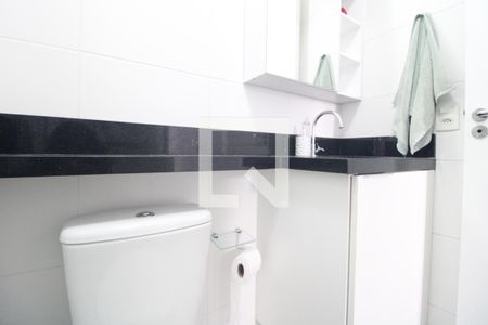 Banheiro da Suíte de apartamento à venda com 1 quarto, 28m² em Jardim Prudência, São Paulo