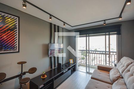 Sala/Cozinha de apartamento à venda com 1 quarto, 39m² em Vila Castelo, São Paulo