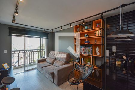 Sala/Cozinha de apartamento à venda com 1 quarto, 39m² em Vila Castelo, São Paulo