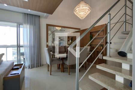 Sala de apartamento para alugar com 4 quartos, 205m² em Barra da Tijuca, Rio de Janeiro