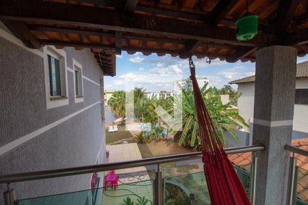 Varanda da Sala de casa de condomínio para alugar com 5 quartos, 350m² em Setor Habitacional Vicente Pires, Brasília
