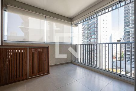 Sala/Cozinha - Varanda de apartamento para alugar com 1 quarto, 50m² em Sumaré, São Paulo