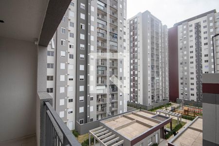 Varanda da Sala/Cozinha de apartamento à venda com 3 quartos, 56m² em Vila Maria Baixa, São Paulo