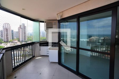 Varanda de apartamento para alugar com 5 quartos, 182m² em Barra da Tijuca, Rio de Janeiro