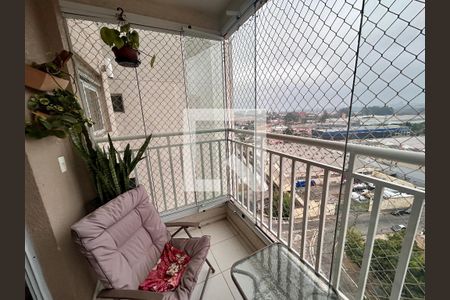 Sacada da sala de apartamento à venda com 2 quartos, 61m² em Macedo, Guarulhos