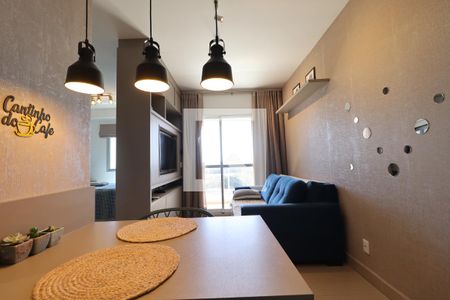 Sala de apartamento para alugar com 1 quarto, 37m² em Ribeirânia, Ribeirão Preto