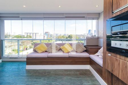 Sala - Varanda de apartamento para alugar com 2 quartos, 92m² em Jardim Dom Bosco, São Paulo