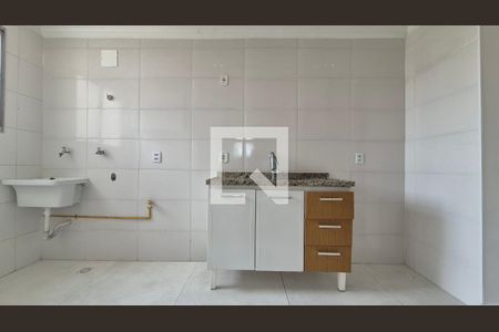 Sala/Cozinha de apartamento para alugar com 2 quartos, 55m² em Utinga, Santo André