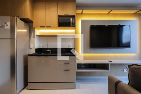 Cozinha de apartamento à venda com 1 quarto, 26m² em Vila Olímpia, São Paulo