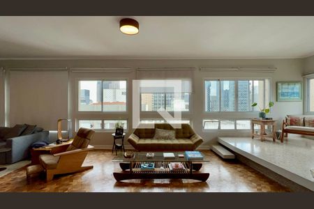 Sala de apartamento para alugar com 4 quartos, 264m² em Paraíso, São Paulo