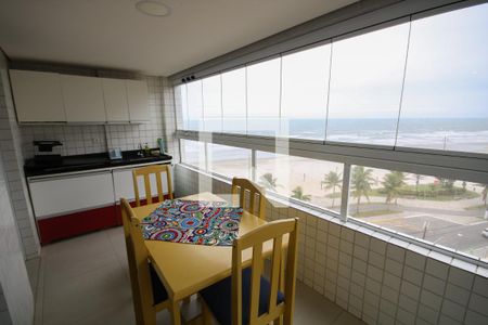 Varanda da Sala de apartamento para alugar com 1 quarto, 59m² em Maracanã, Praia Grande