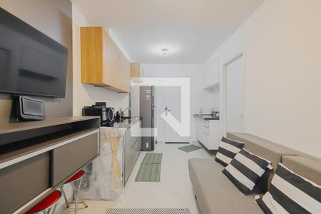 Sala de apartamento à venda com 1 quarto, 27m² em Pinheiros, São Paulo