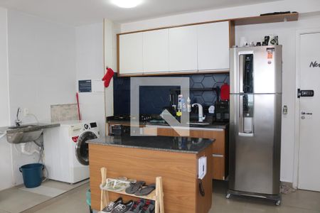 Sala/Cozinha de apartamento à venda com 1 quarto, 35m² em Barra Funda, São Paulo