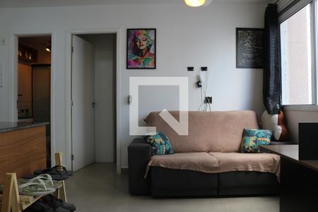Sala/Cozinha de apartamento à venda com 1 quarto, 35m² em Barra Funda, São Paulo
