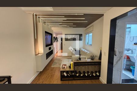 Sala de apartamento à venda com 2 quartos, 70m² em Jardim Bela Vista, Santo André