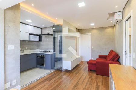 Sala de apartamento à venda com 1 quarto, 50m² em Campo Belo, São Paulo