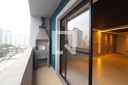Varanda da Sala de apartamento para alugar com 3 quartos, 86m² em Paraíso, Santo André