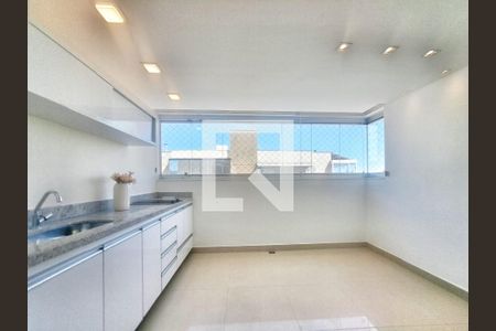 Varanda gourmet de apartamento à venda com 3 quartos, 98m² em Buritis, Belo Horizonte
