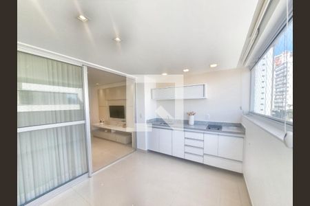 Varanda gourmet de apartamento à venda com 3 quartos, 98m² em Buritis, Belo Horizonte