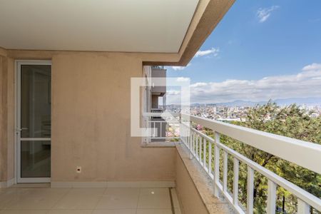 Varanda Sala de apartamento à venda com 2 quartos, 72m² em Caiçaras, Belo Horizonte