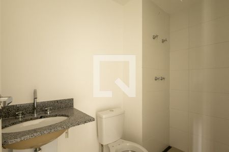 Banheiro de kitnet/studio à venda com 1 quarto, 23m² em Cidade Monções, São Paulo
