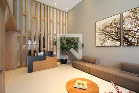 Hall de kitnet/studio para alugar com 1 quarto, 21m² em Indianópolis, São Paulo