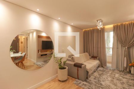 Sala de apartamento à venda com 3 quartos, 84m² em  Anhangabaú, Jundiaí