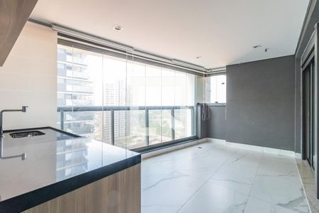 Varanda da Sala de apartamento para alugar com 3 quartos, 123m² em Alphaville Empresarial, Barueri
