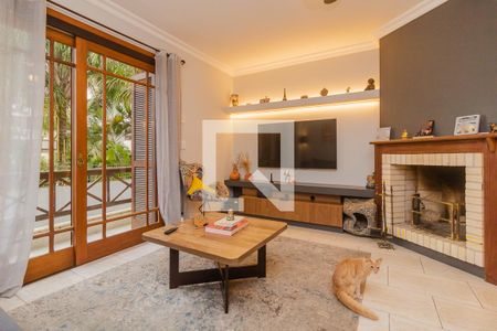 Sala de casa de condomínio à venda com 3 quartos, 197m² em Tristeza, Porto Alegre