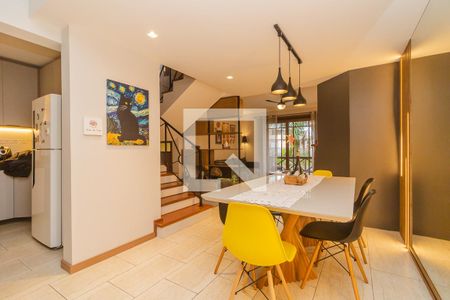 Sala de Jantar de casa de condomínio à venda com 3 quartos, 197m² em Tristeza, Porto Alegre