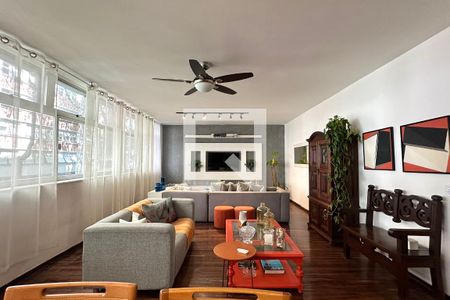 Sala de apartamento para alugar com 3 quartos, 180m² em Copacabana, Rio de Janeiro