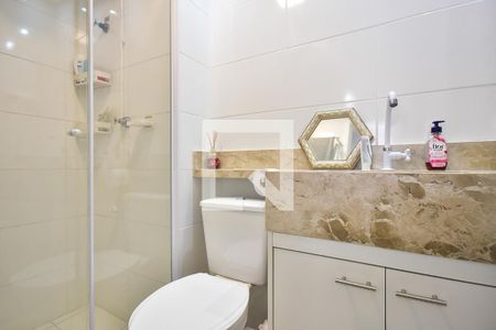 Banheiro Suíte de apartamento à venda com 1 quarto, 24m² em Panamby, São Paulo