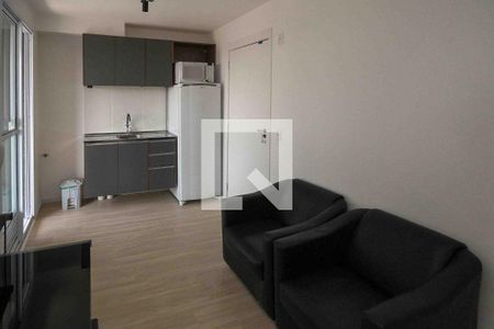 Sala e Cozinha de apartamento para alugar com 1 quarto, 30m² em Vila Santa Clara, São Paulo