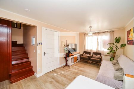 Sala de casa de condomínio à venda com 3 quartos, 84m² em Jardim Itu, Porto Alegre