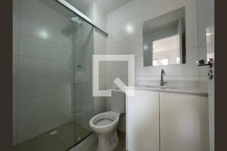 Banheiro da Suíte de apartamento à venda com 1 quarto, 29m² em Vila Lageado, São Paulo