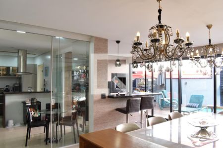 Sala de Jantar de casa de condomínio para alugar com 4 quartos, 319m² em Santa Cândida, Curitiba