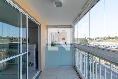 Varanda da Sala de apartamento para alugar com 3 quartos, 90m² em Vila Campestre, São Paulo