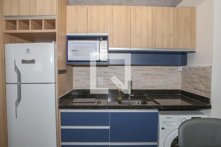 Sala e Cozinha de apartamento para alugar com 1 quarto, 37m² em Perdizes, São Paulo