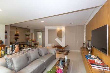 Sala  de apartamento para alugar com 3 quartos, 148m² em Vila da Serra, Nova Lima