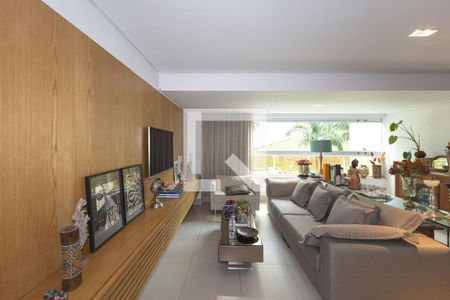 Sala  de apartamento para alugar com 3 quartos, 148m² em Vila da Serra, Nova Lima