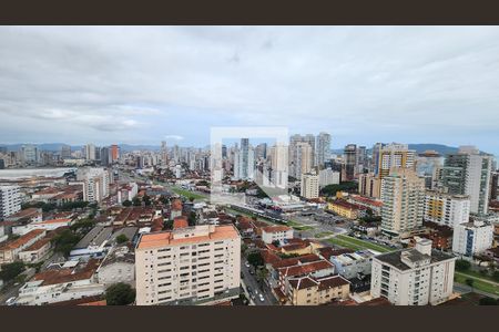 Vista da Sala de apartamento para alugar com 1 quarto, 40m² em Campo Grande, Santos