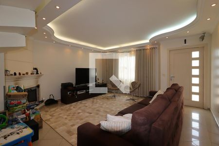 Sala de Estar de casa à venda com 3 quartos, 257m² em Vila Francisco Matarazzo, Santo André