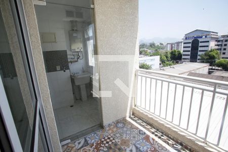 Varanda da Sala de apartamento para alugar com 2 quartos, 63m² em Taquara, Rio de Janeiro