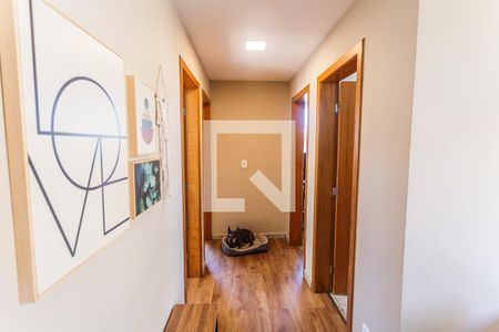 Corredor de apartamento à venda com 3 quartos, 128m² em Santa Cruz, Belo Horizonte