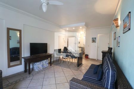Sala de apartamento para alugar com 3 quartos, 65m² em Jardim Las Palmas, Guarujá